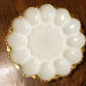 Vintage deviled egg plate